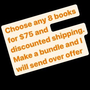 Novels!!! Sale! Choose any 8 books for $75! Discount shipping 9.99!